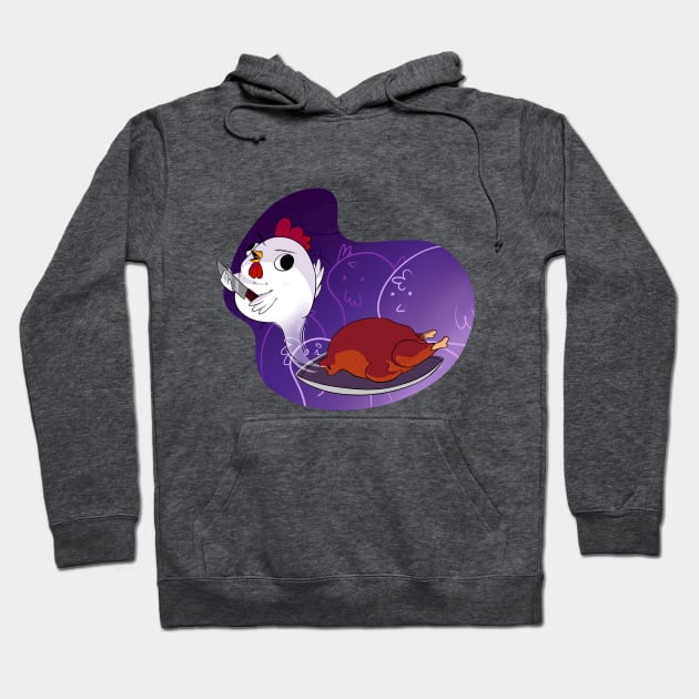 Ghost Chicken Hoodie by Aremia17